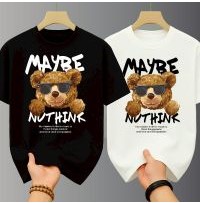 เสื้อยืดคู่ เสื้อคอกลม-แขนสั้น เส...