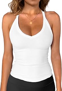 iGENJUN Workout Tops for Women Racerback Ba...